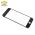 Staklo touchscreen-a za Iphone 7 + frame + OCA stiker (Crown Quality) black (MS).
