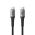 USB data kabl Superior SU-K102 pleteni Fast 60W 3A Type C na Type C 1m crni (MS).