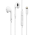 Slusalice EL01 za iPhone lightning bele.