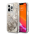 Futrola Guess Hc Liquid Glitter Peony za iPhone 13 Pro zlatna (GUHCP13LLGPEGO).