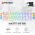 Tastatura Mehanicka Gaming Fantech MK855 RGB Maxfit 108 Space Edition (Blue switch).