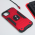 Futrola Hard Border Ring za iPhone 14 Plus crvena.