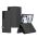 Futrola LEATHER za Samsung Galaxy Z Fold 6 5G karbon crna (GKK case) (MS).