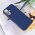 Futrola Teracell Soft Velvet za iPhone 16 6.1 tamno plava.