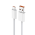 Data kabl Pluginn fast 25W USB na micro USB beli 1m.