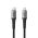 USB data kabl Superior SU-K101 pleteni 27W 3A Type C na Lightning 1m crni (MS).