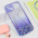 Futrola Frame Glitter za iPhone 15 Plus ljubicasta.