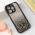 Futrola Frame Glitter za iPhone 15 Pro 6.1 crna.