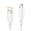 Data kabl KONFULON DC64, 3A, USB iPhone Lightning beli 1m.