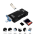Citac kartica USB JWD 6u1 OTG crni.