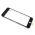 Staklo touchscreen-a za Iphone 8 Plus sa frejmom + oca black (MS).