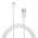 Data kabl L 3G QC, USB na Type C beli 1m.