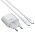 Kucni punjac Moxom MX-HC151 20W Type-C na Type-C beli (MS).