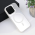 Futrola Magsafe providna za iPhone 16 Pro srebrna.