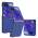 Futrola Flip za Motorola Razr 50 Ultra plava.