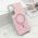 Futrole GLAM GLOW MagSafe za Samsung A366 Galaxy A36 5G roze (MS).