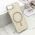 Futrole GLAM GLOW MagSafe za iPhone 16e siva (MS).