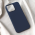 Futrola Teracell Soft Velvet za iPhone 15 Pro Max 6.7 tamno plava.