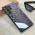 Futrola Shiny glass za Samsung Galaxy S23 Ultra crna.