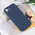 Futrola Teracell Soft Velvet za iPhone 16e 6.1 tamno plava.