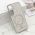 Futrola GLAM GLOW MagSafe za Samsung S921 Galaxy S24 5G/Samsung S931 Galaxy S25 5G srebrna (MS).