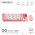 Combo mis tastatura wireless Fantech WK-898 GO mochi85 pink.