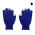 Rukavice za touchscreen RY M (22cm) tamno plave.