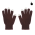 Rukavice za touchscreen RY M (22cm) braon.