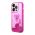 Futrola GUESS Liquid Glitter With Translucent Triangle Logo za Iphone 14 Pro pink Full ORG (GUHCP14LLFCTPF) (MS).