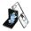 Futrola RING LINES za Samsung F731B Galaxy Z FLIP 5 5G crna (MS).
