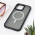 Futrola Magsafe colorful za iPhone 15 Pro Max 6.7 crna.