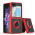 Futrola Frosted Shockproof za Samsung Galaxy Z Flip 6 crvena.