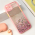 Futrola Frame Glitter za iPhone 15 Plus roze.