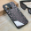 Futrola Shiny glass za Xiaomi Redmi 12C crna.