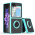 Futrola Frosted Shockproof za Samsung F741B Galaxy Z Flip 6 5G svetlo plava.
