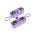 Back up baterija privezak Oxpower 5000mAh lightning ljubicasta.