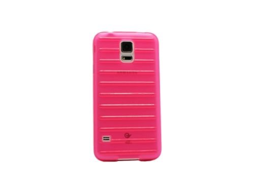 Silikonska futrola Rib za Samsung I9600 S5/G900 pink.