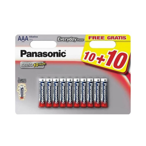 Panasonic baterije LR03EPS/20BW-AAA 20kom Alkalne Everyday.