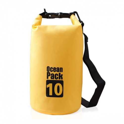 Vodootporna suva torba Ocean Pack 10L zuta.