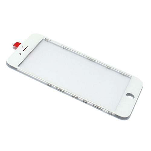 Staklo touchscreen-a za Iphone 7 PLUS sa frejmom + oca white (MS).