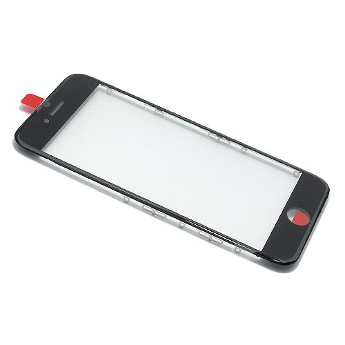 Staklo touchscreen-a za Iphone 7 sa frejmom black (MS).