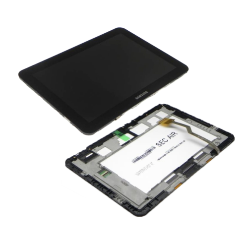 LCD Displej / ekran za Samsung P7320/Galaxy Tab 8.9+touch screen crni+frame Service Pack ORG.