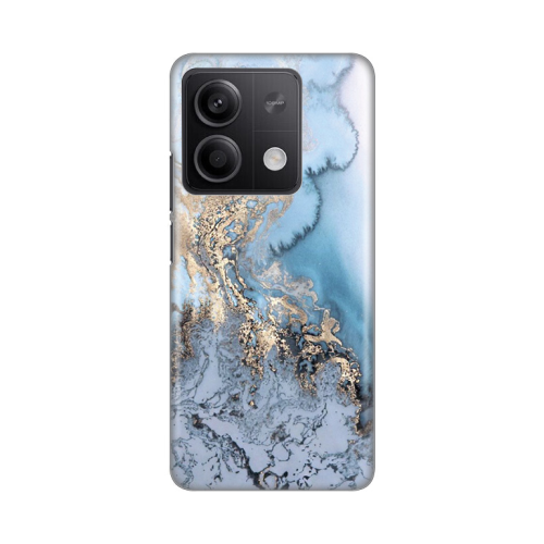 Silikonska futrola print za Xiaomi Redmi Note 13 4G Blue Gold Marble.