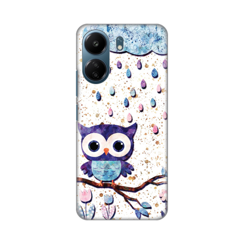 Silikonska futrola print Skin za Xiaomi Redmi 13C Owl.