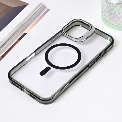 Futrola Magsafe Transparent za iPhone 16 Plus 6.7 crna.