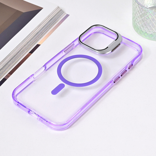 Futrola Magsafe Transparent za iPhone 16 Pro Max 6.9 ljubicasta.
