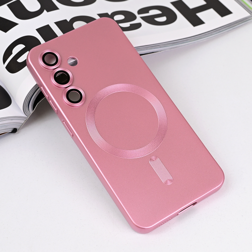 Futrola Magsafe Chrome za Samsung S921B Galaxy S24 roze.