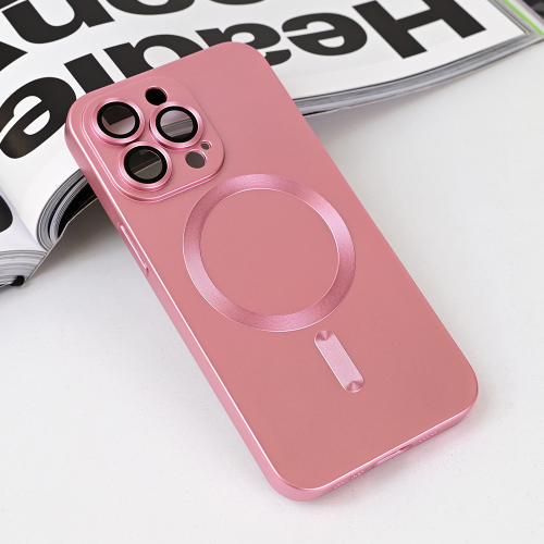 Futrola Magsafe Chrome za iPhone 13 Pro roze.