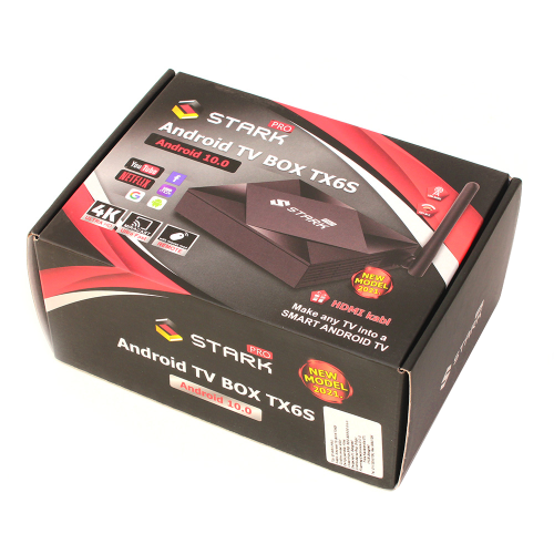 Android smart TV box STARK PRO TX6S crni.