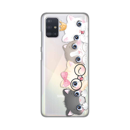 Silikonska futrola print Skin za Samsung A515F Galaxy A51 Cats.